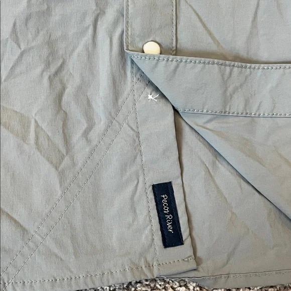 Magellan Outdoors Men's Gray Button Down Shirt - Picture 4 of 5